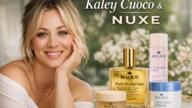 kaley cuoco nuxe