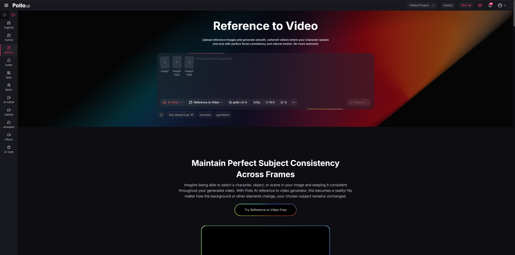 Reference to Video