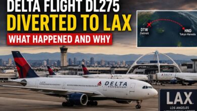 delta flight dl275 diverted lax