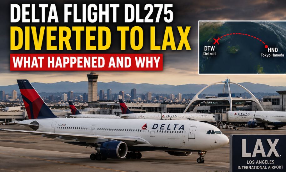 delta flight dl275 diverted lax