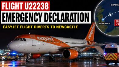 flight u22238 emergency declaration