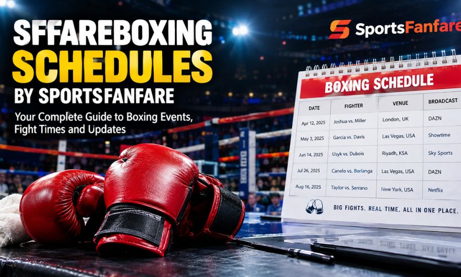 sffareboxing schedules by sportsfanfare