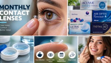 contact lenses monthly