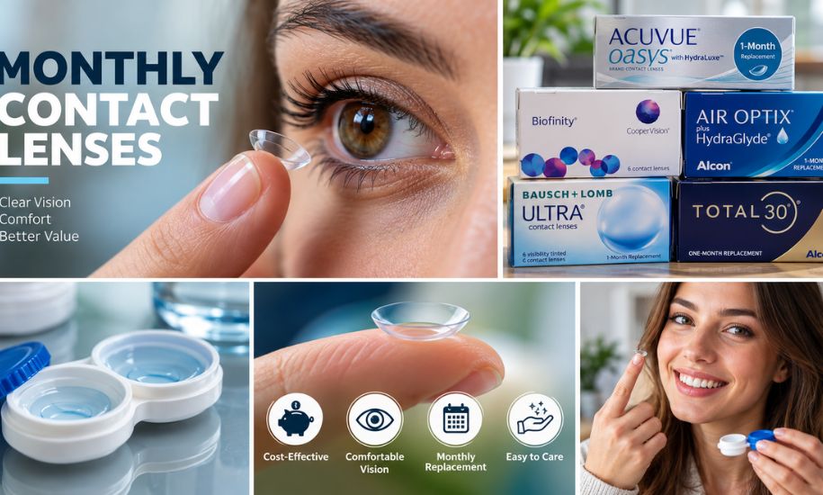 contact lenses monthly